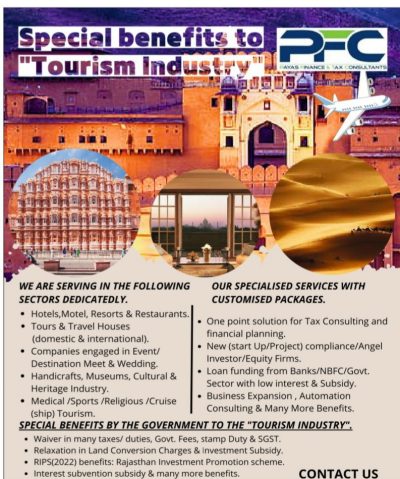 special benefits to tourism industry